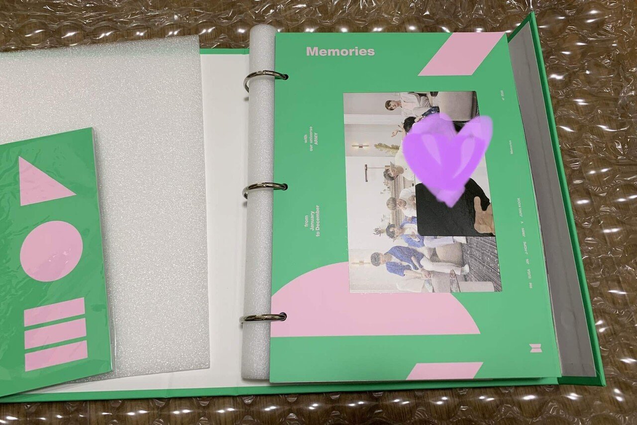 BTS：BTS Memories of 2020が届きました✨｜T-Crown