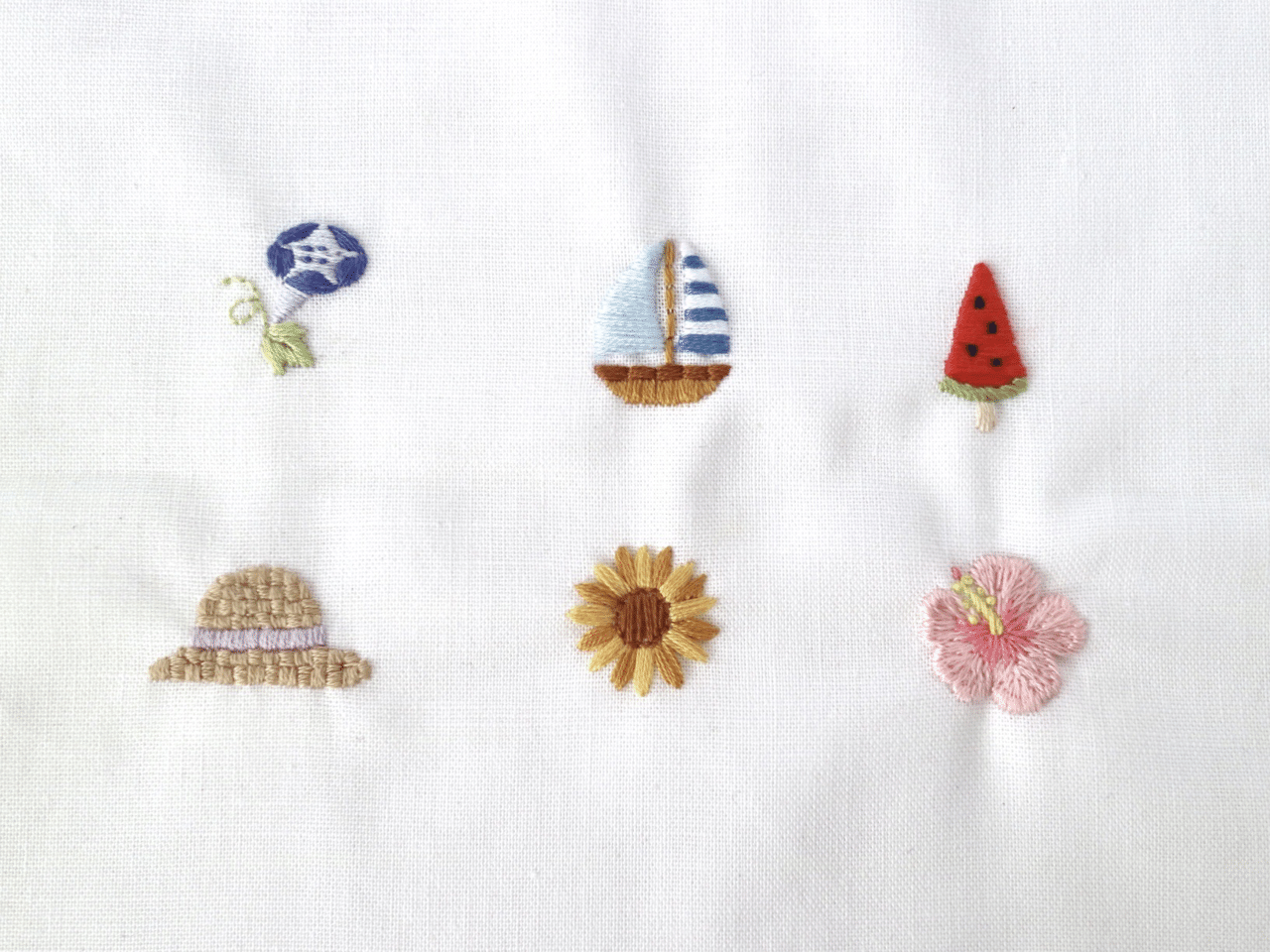 刺繍図案no 3 夏休みはお家で刺繍体験 Ace Embroidery Note 刺繍図案no 3 夏休みはお家で刺繍体験 Ace Embroidery Note
