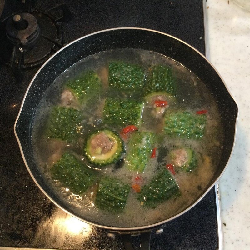 ベトナム風ゴーヤの肉詰めスープ Midorinokaze 60 Note