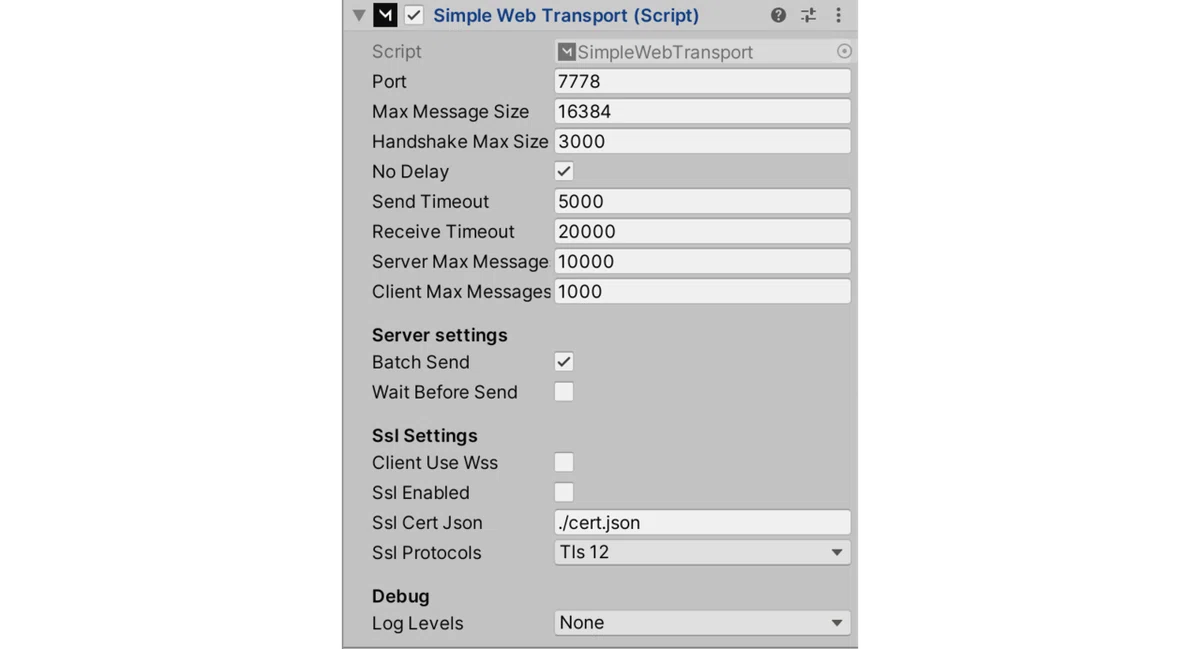 Unity Mirror 入門 (3) - Transports｜npaka