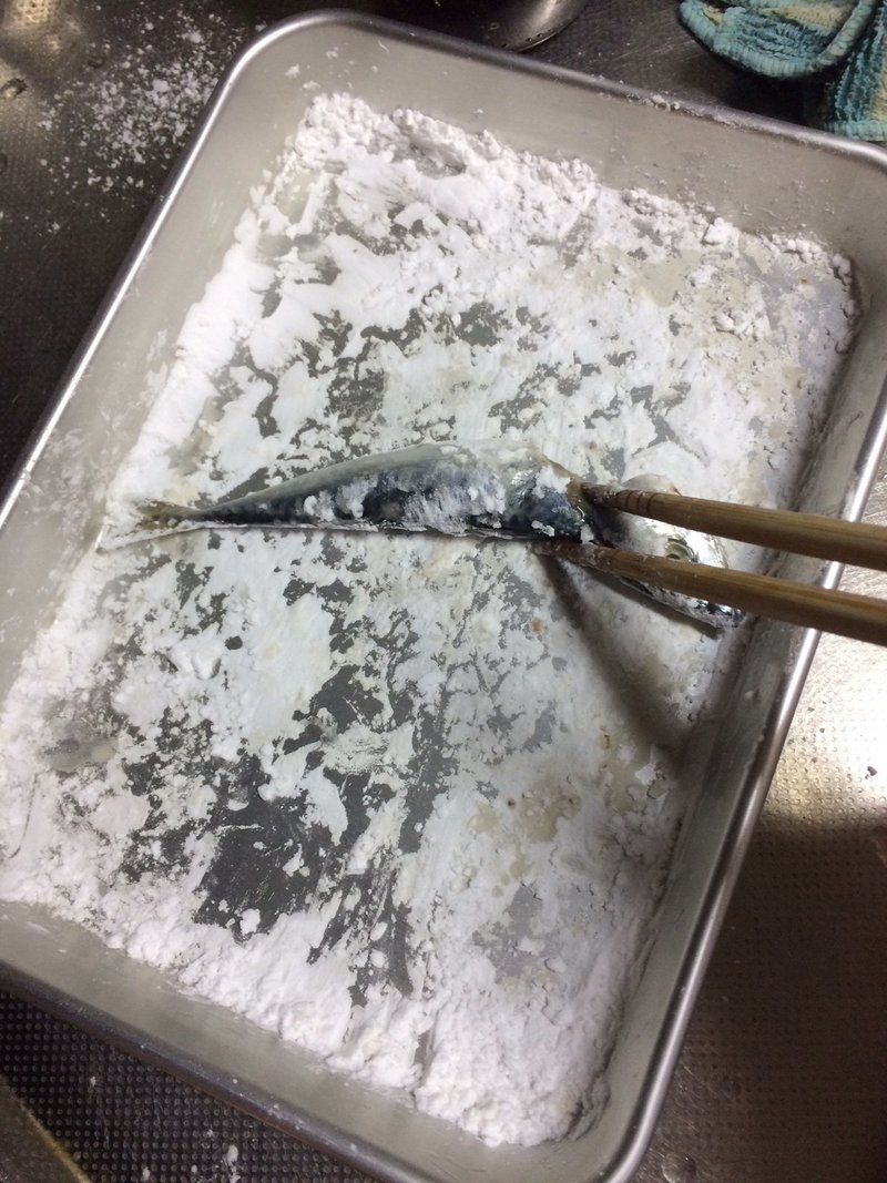 釣り手開き小鯖の南蛮漬け 竜田揚げ 遠藤鉄水のnote Note 釣り手開き小鯖の南蛮漬け 竜田揚げ 遠藤鉄水のnote Note