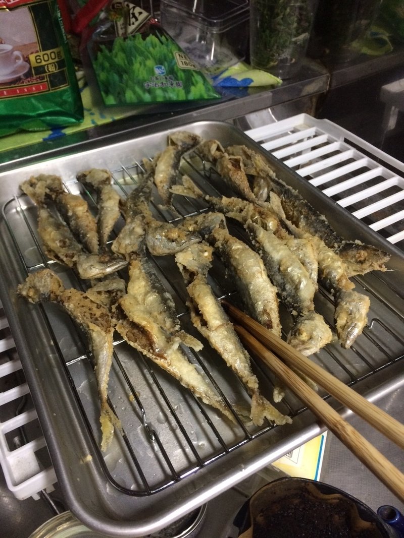 釣り手開き小鯖の南蛮漬け 竜田揚げ 遠藤鉄水のnote Note 釣り手開き小鯖の南蛮漬け 竜田揚げ 遠藤鉄水のnote Note