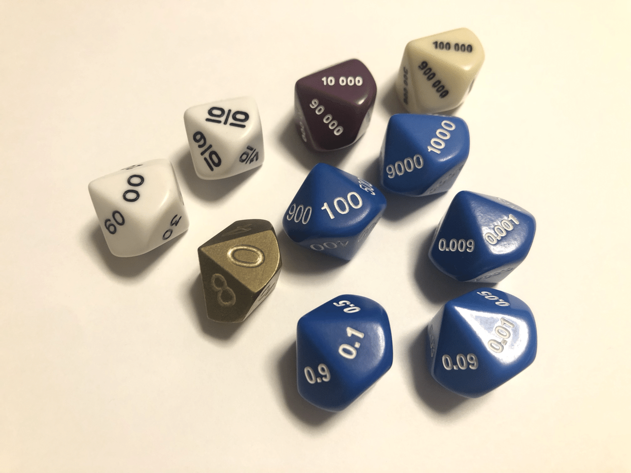 D10①(十面ダイス)｜馬味☺︎︎︎︎