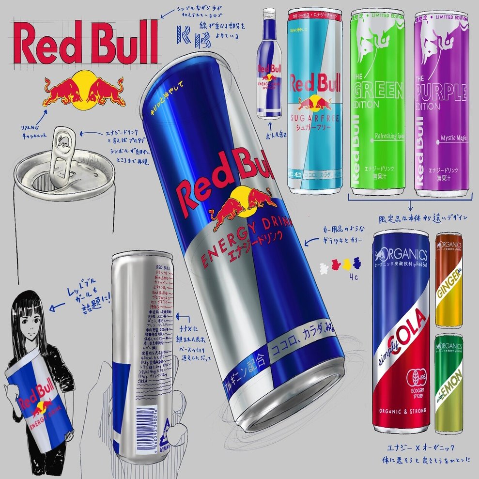 ♯05パッケージをくらべてみる｜エナジードリンク｜小林 ユウスケ