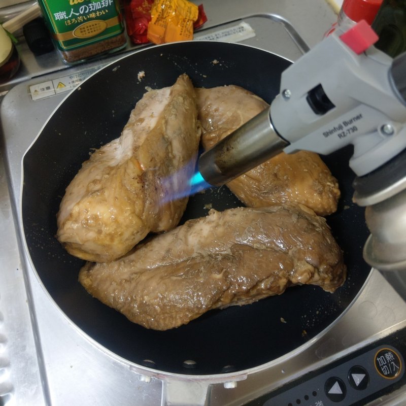 鶏むね肉を低温調理で美味しいチャーシューにした ひゃた Note
