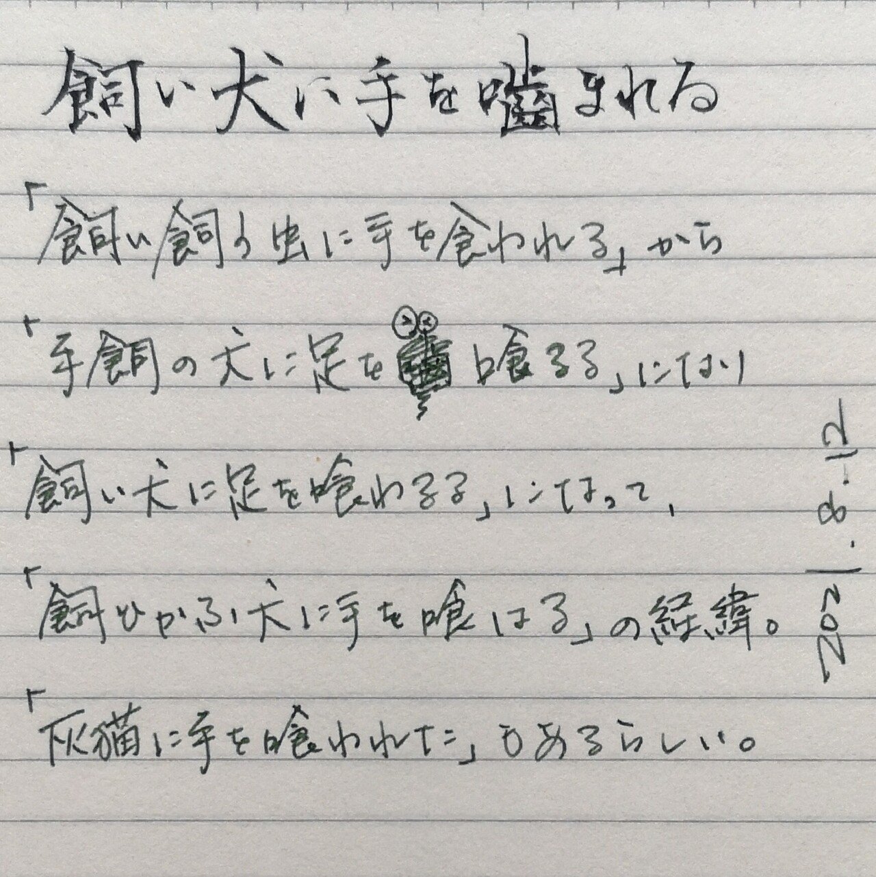 ことわざつまみ 彩 Note