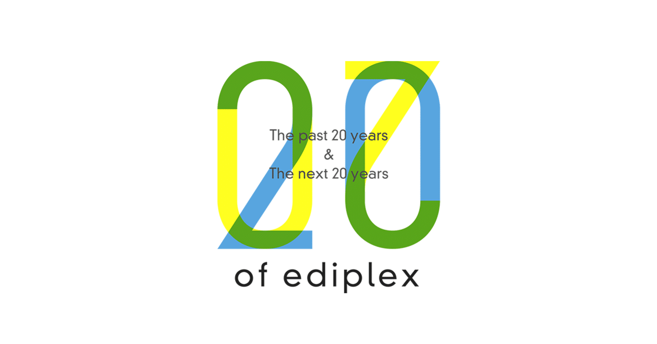 デザイン小話】20周年ロゴ制作｜ediplex inc.