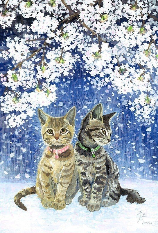 18_3桜と猫たちs