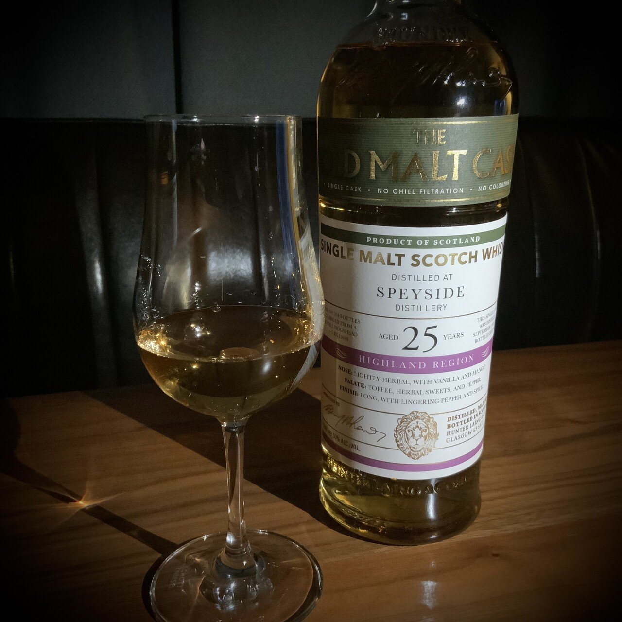 ハンターレイン オールドモルトカスク スペイサイド 1995 25年