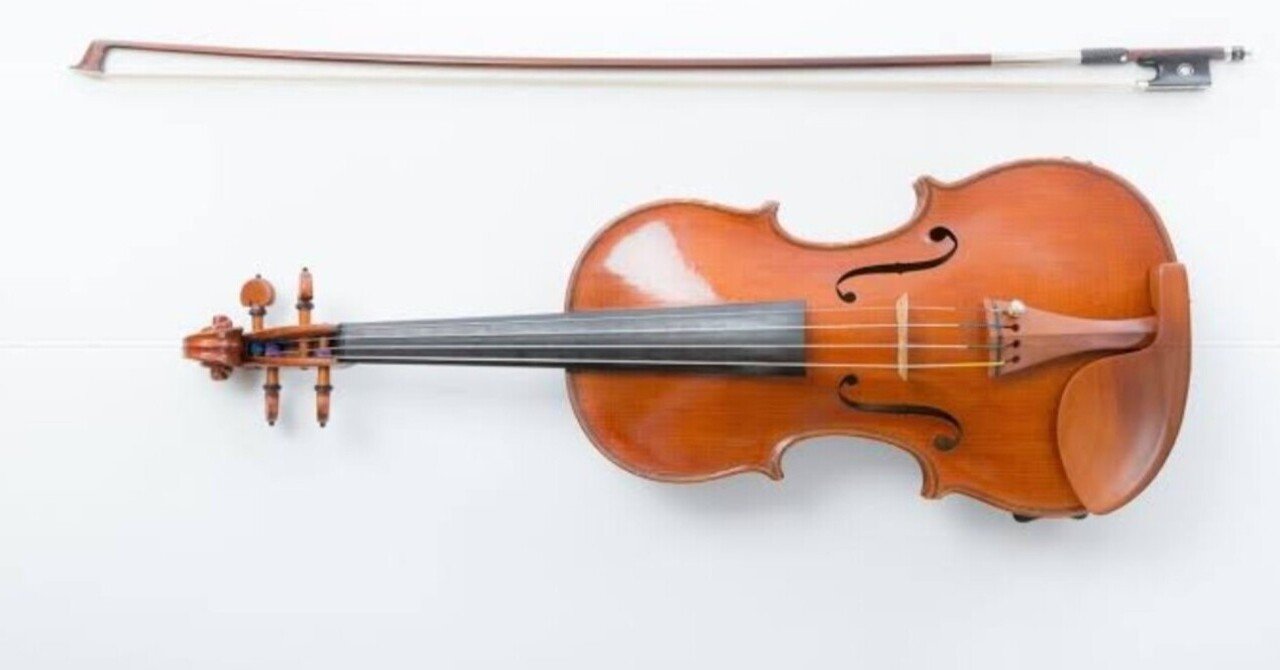 103年以上前のバイオリン