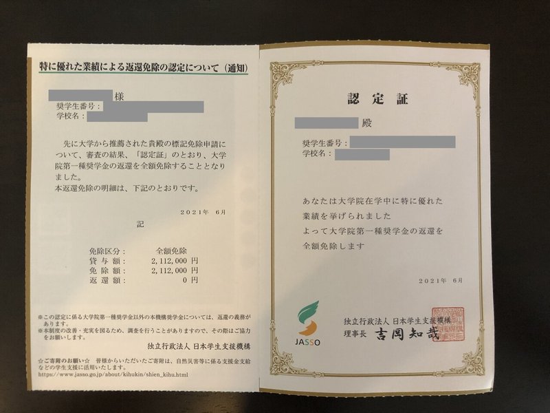 大学院生はjasso 日本学生支援機構 奨学金借りるべき 全額免除を受けたので成績 論文数などを公開します ユドゥン Note