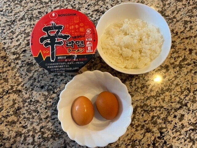 辛ラーメン炒飯1