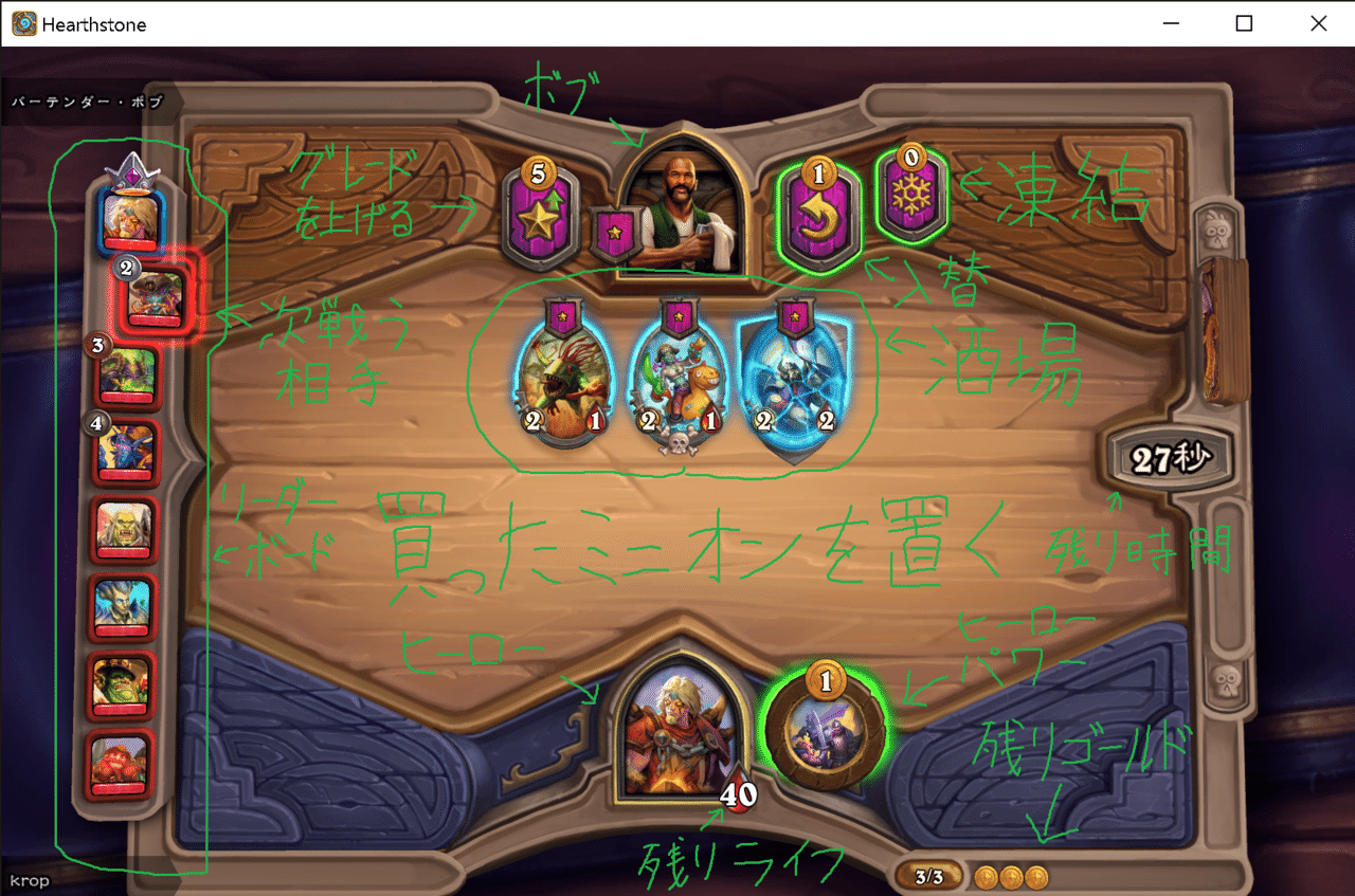 シャドバ勢に捧げる 神ゲー ハースストーン バトルグラウンド 解説 Krop Note