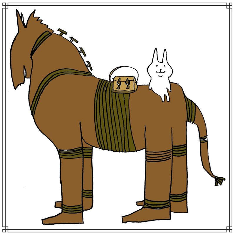 トロイアの木馬＆マーク-cutout