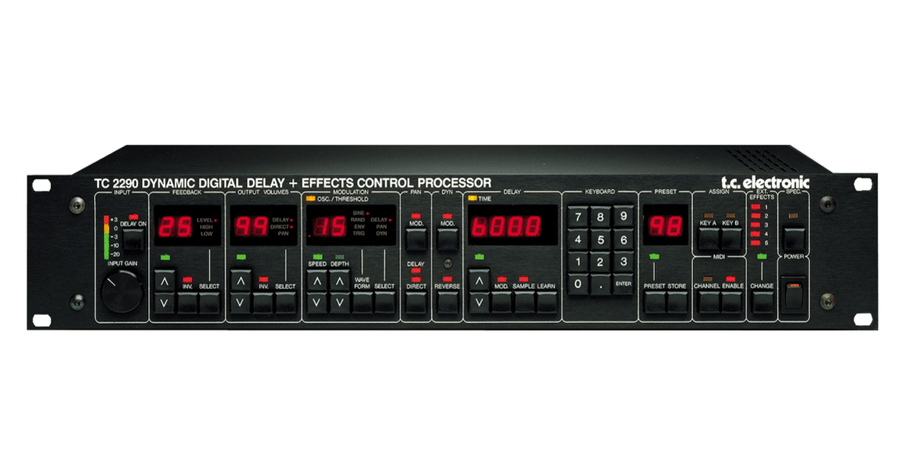 新発売の t.c. electronic 八儿匕コ 2290｜会社員 TC ギター