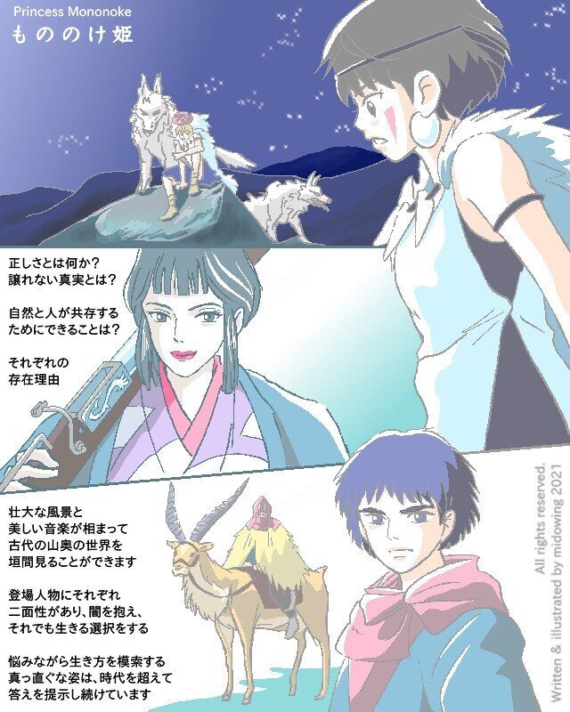 映画 もののけ姫 みど ゐん Illustrator Note 映画 もののけ姫 みど ゐん Illustrator Note