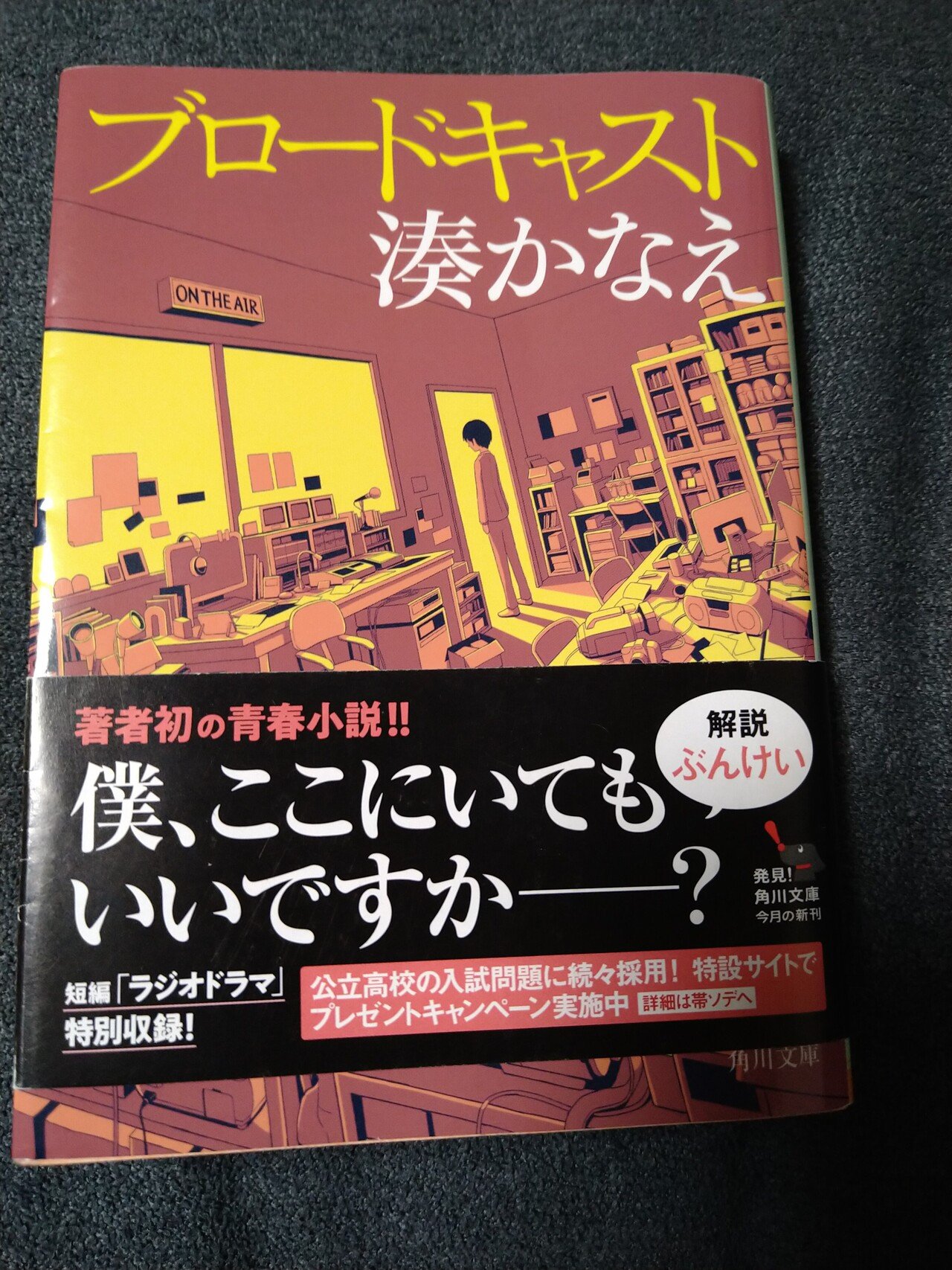 自分のチカラではどうしようもないことがいろいろと起きている そして終戦記念日の今日 しずかにいろいろ思いながら過ごしました お供は湊かなえさんの ブロードキャスト 青春です バナナ Note