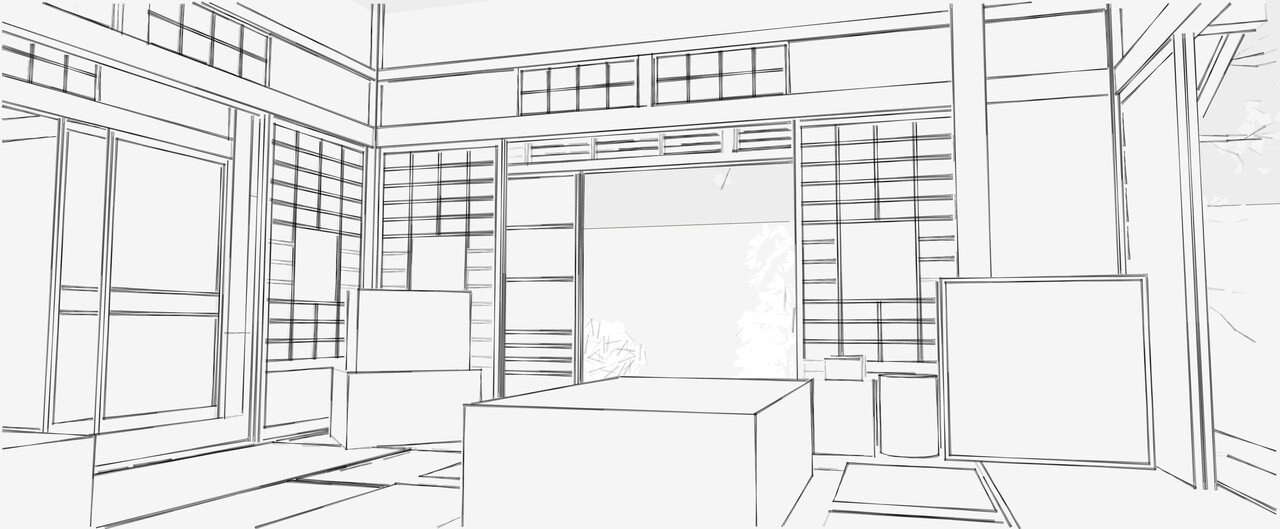 おばあちゃんちを作る~弊社の3D背景の作り方①~|なかおさん|note