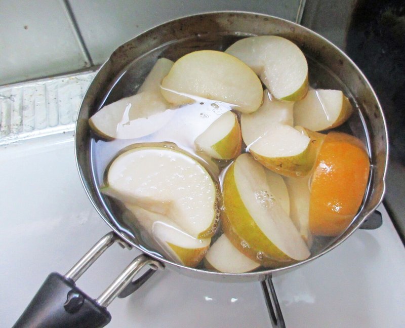 日本梨のコンポートを作ってみた 赤玉スイートワインを使う料理 その01 たけっち Note 日本梨のコンポートを作ってみた 赤玉スイートワインを使う料理 その01 たけっち Note
