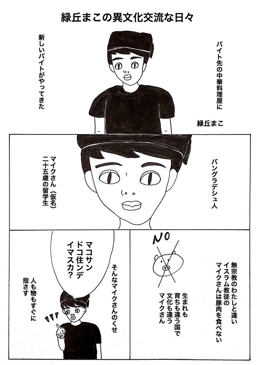 バイト先が国際的すぎて 緑丘まこ Note バイト先が国際的すぎて 緑丘まこ Note
