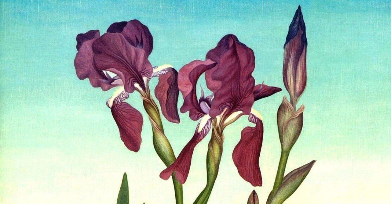 今日のart ヘレン ランドバーグのアイリスの意味 Artoday Chiaki Note