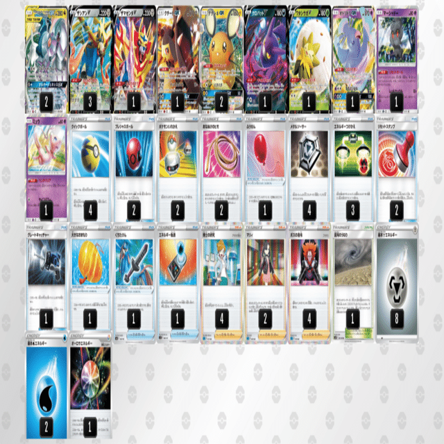三神ザシアンのデッキ平均化 2 サンプルレシピ付 Violaのポケカ備忘録 Note