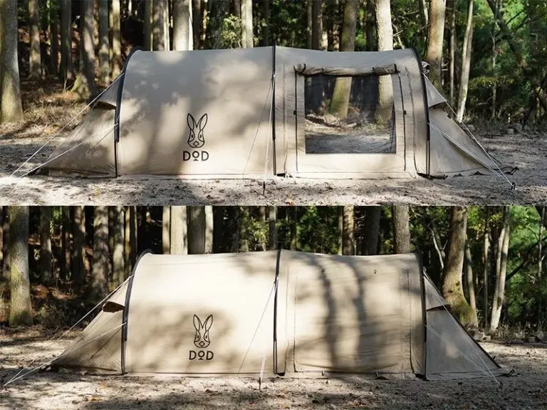 焚き火との相性バッチリなソロ用テント！DOD『カマボコテントソロTC
