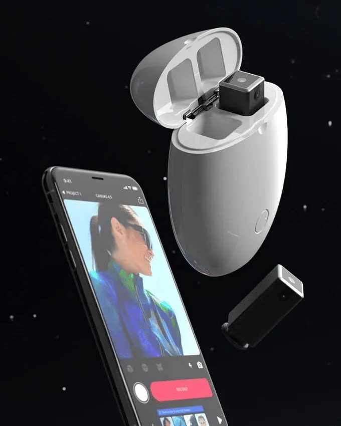 動画撮影をもっと快適に！小型ウェアラブルカメラ『OPKIXONE