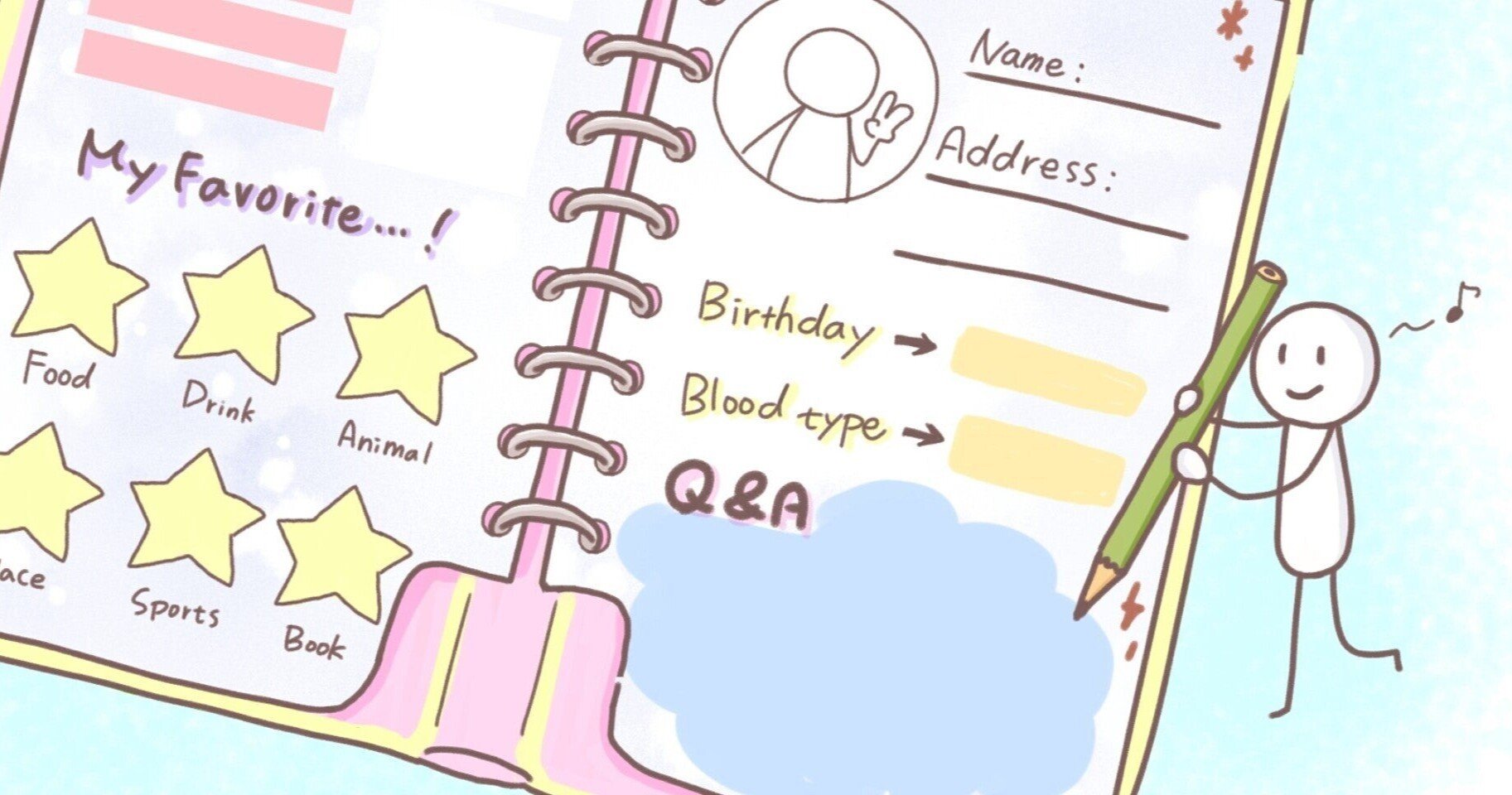 アラサーオタク女友達の誕生日にプロフィール帳あげるのは流石に天才 人権が欲しい林田 Note