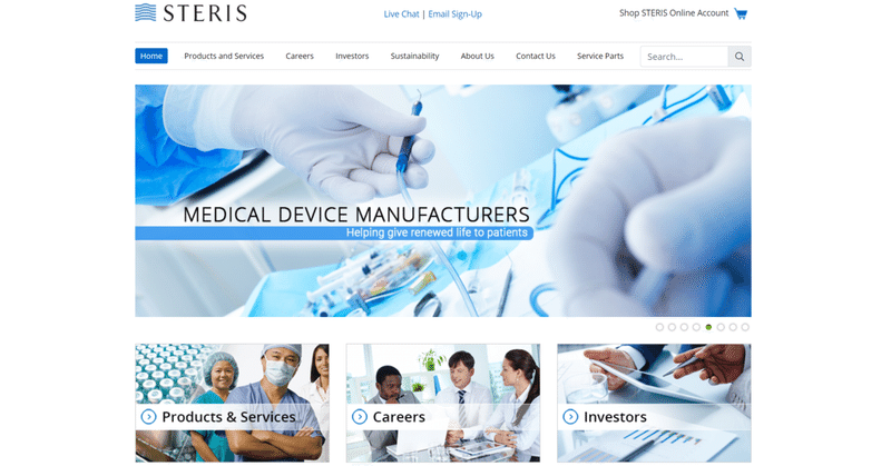【STE : ステリス STERIS plc】米国のバイオテクノロジー企業で、伝染病や毒物汚染の予防、微生物還元、外科治療のサポート等の製品、サービスなどを提供する、STE : ステリス STERIS plcについて調べてみた。【自分のための投資メモ】
