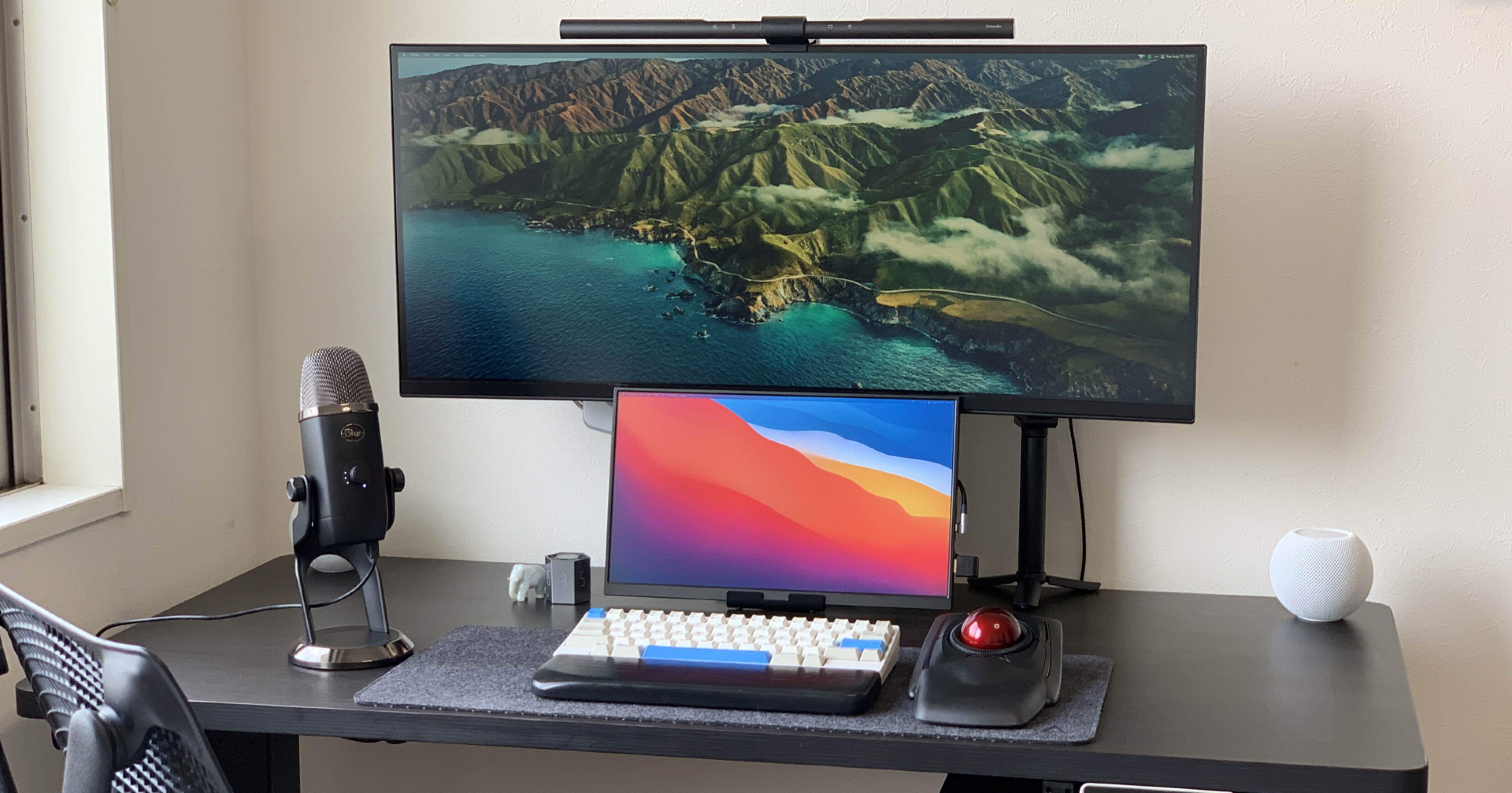 在宅ワーク2年目デスク環境｜ginbear