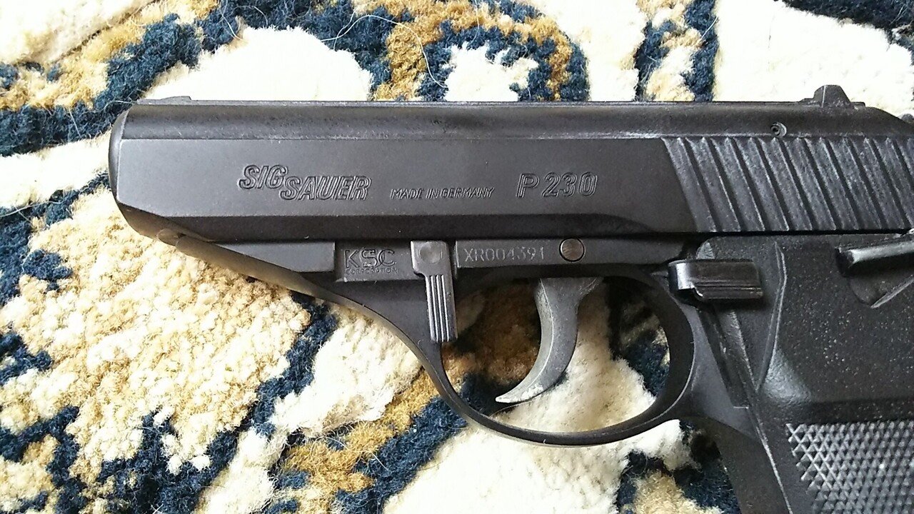 KSC SIGSAUER P230JP エアガン レビュー ガスブロハンドガン