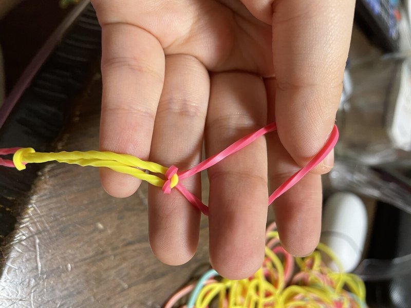 小学生の時によくやった 輪ゴムを使った工作をやってみました 23にして自学に挑戦 ３ はぐみ 明月詩織 Note
