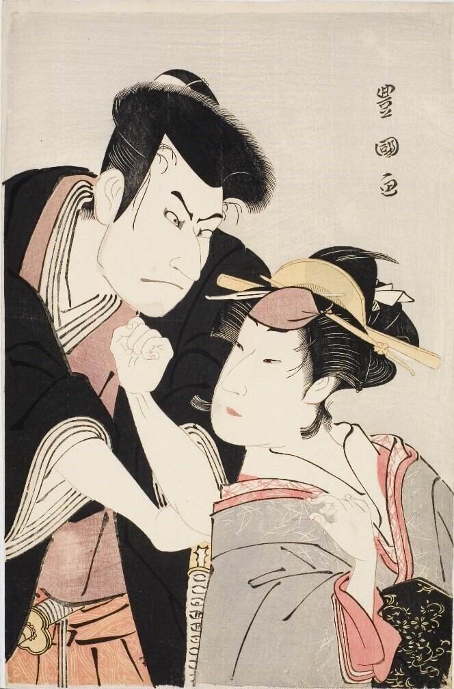 初代歌川豊国 「寺子屋」 寛政八年七月 (1796)、都座