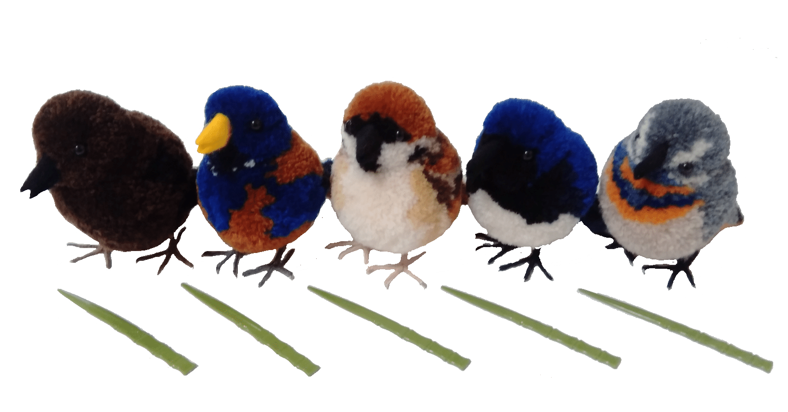 ぽんぽんで日本の野鳥を650種つくる！その11｜すずめ