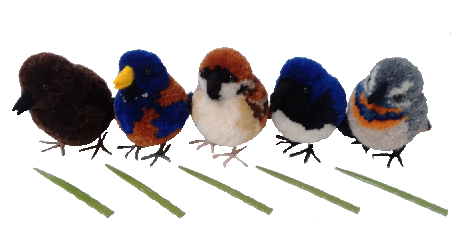 ぽんぽんで日本の野鳥を650種つくる！その11｜すずめ