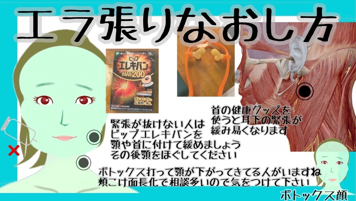 顎関節症 噛み締めエラ張りなおし方 お顔の整体師 戸塚哲春 Note