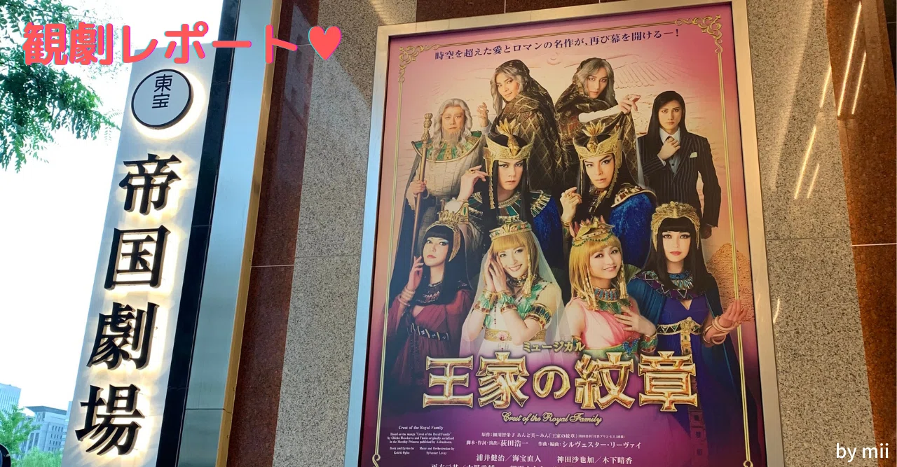 王家の紋章　ミュージカル　DVD チラシ付き 帝国劇場 ミュージカル『王家の紋章』Crest of the Royal Family