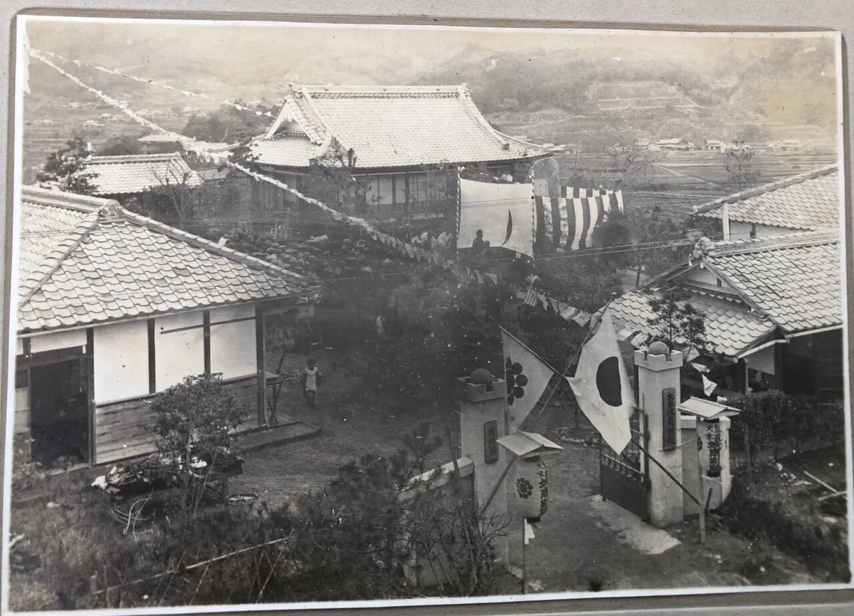 曽祖父が建てた和束町の神殿