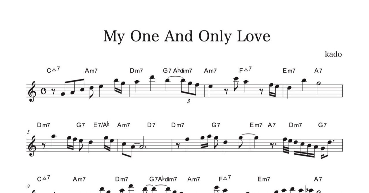 譜 UJ241 輸入 マイ・ワン・アンド・オンリー・ラブ《輸入ジャズ譜》 ／ ロケットミュージック Wood-Mellin - My One And Only Love (for the left hand practice) by shimarin  market