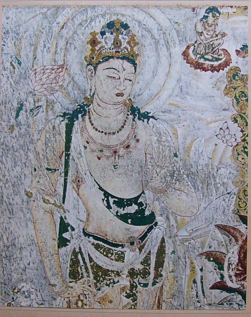 法隆寺金堂壁画第6壁勢至菩薩像