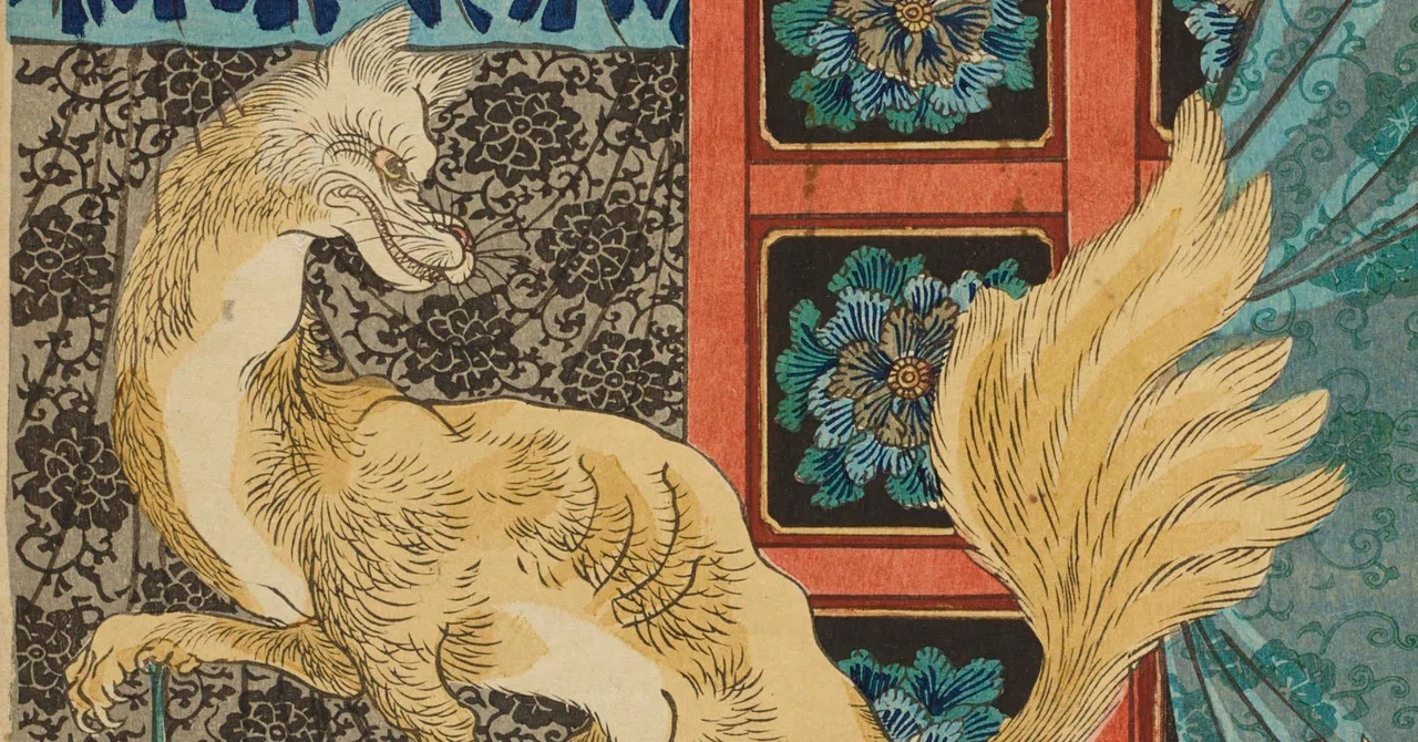 The Story of the 'Nine-Tailed Fox' Depicted by Utagawa Kuniyoshi