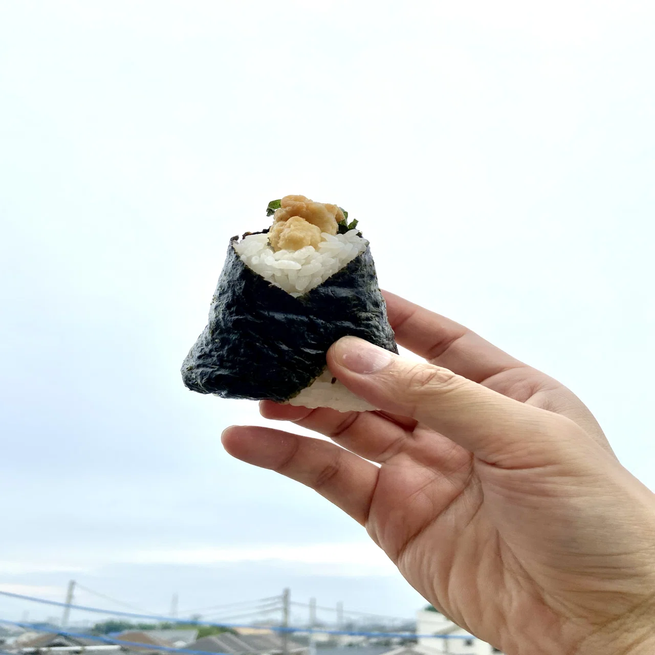 Summer is dazzling! Salt Lemon Chicken Tempura Onigiri｜ハスつか