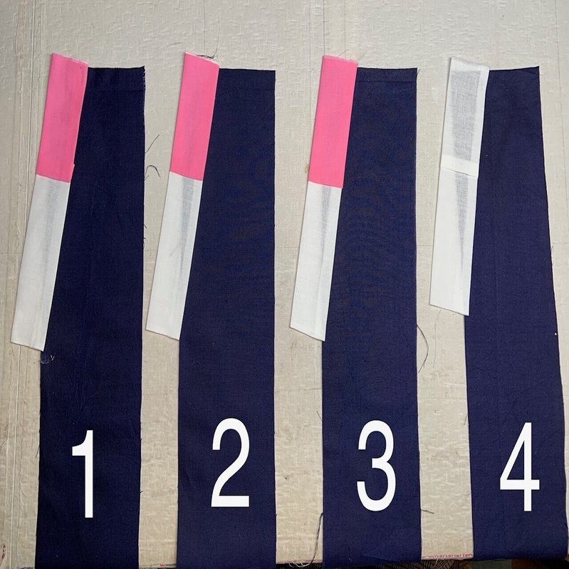 バチ襟の付け方｜桃色の月うさぎ(香川県 一級和裁技能士：宮西千晴)