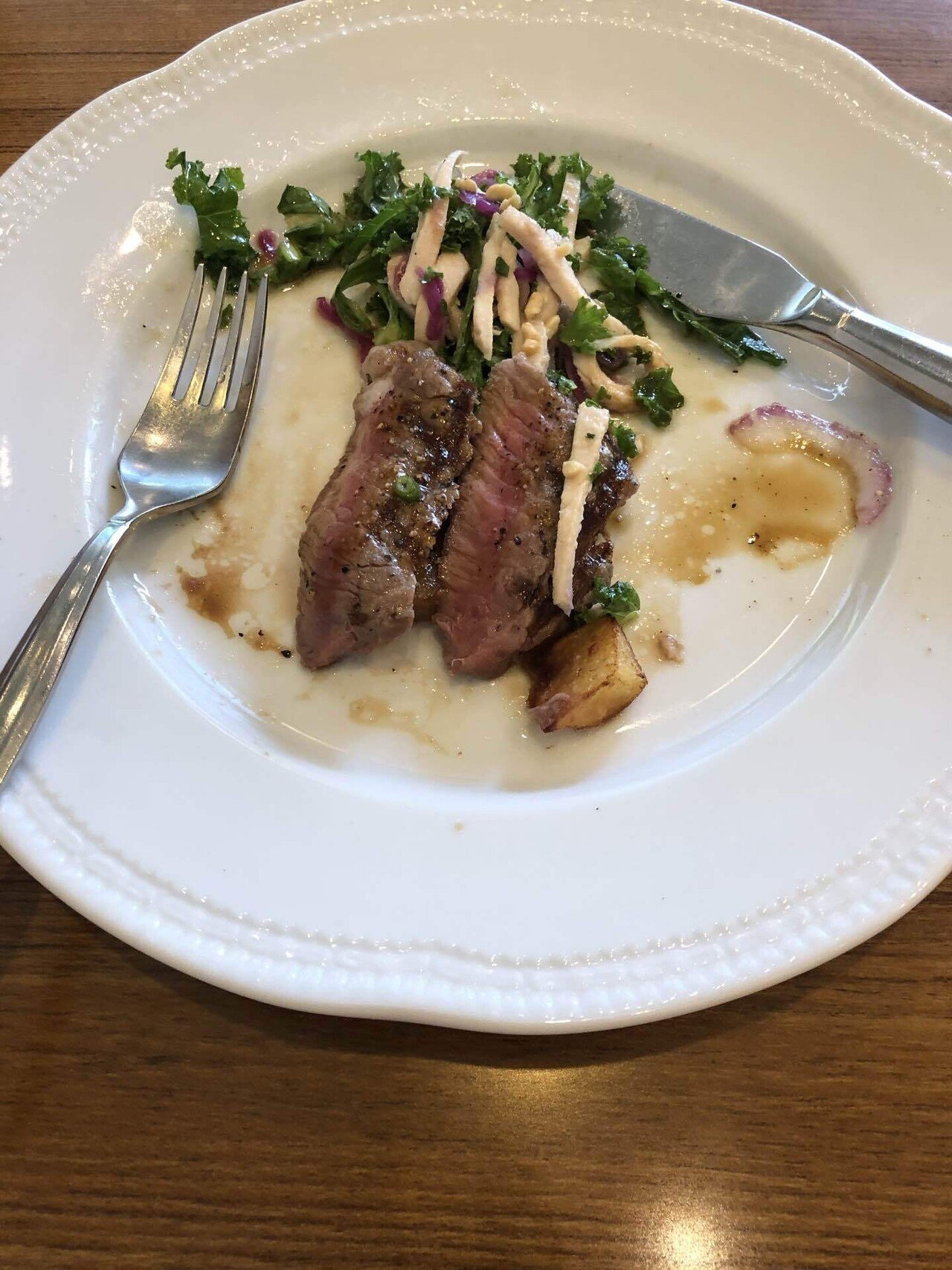 おお グロリアス ロイヤルホスト ステーキとサラダ 揚げた芋 なんと素晴らしいロイヤルホスト Yuukee Note