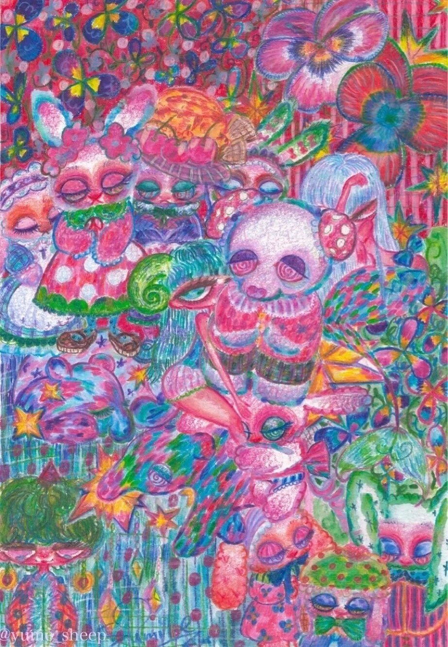 自分の頭の中が収集つかないんです Illustration イラスト 絵 あ Note