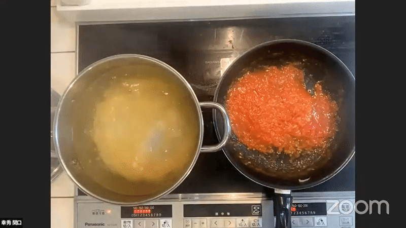 冷製トマト06煮詰める塩
