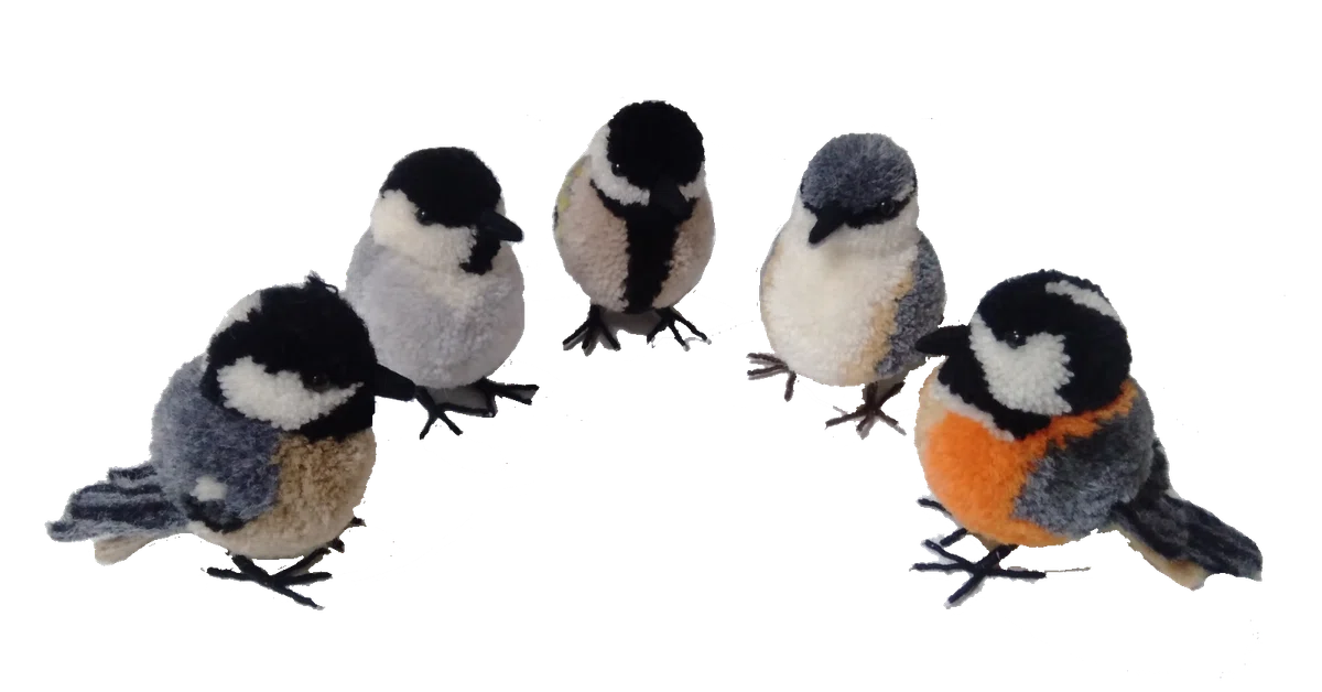 ぽんぽんで日本の野鳥650種をつくる!その12|すずめ ぽんぽんで日本の野鳥650種をつくる!その12|すずめ