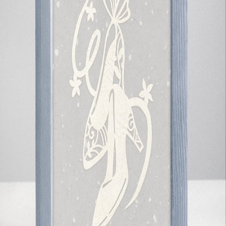 フリー図案no 118 靴とリボン の切り絵 華色切絵 平石智美のカラー切り絵を楽しむnote Note