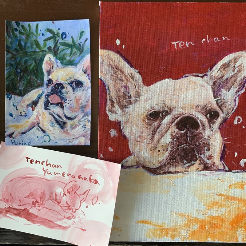 アクリル画 フレンチブルドック 犬 動物 【公式通販】